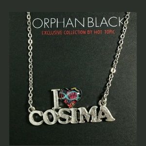 ORPHAN BLACK I LOVE COSIMA NIEHAUS HELIX NECKLACE